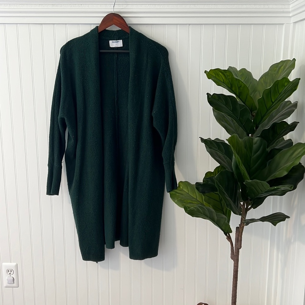 Forrest Green Long Cardigan
